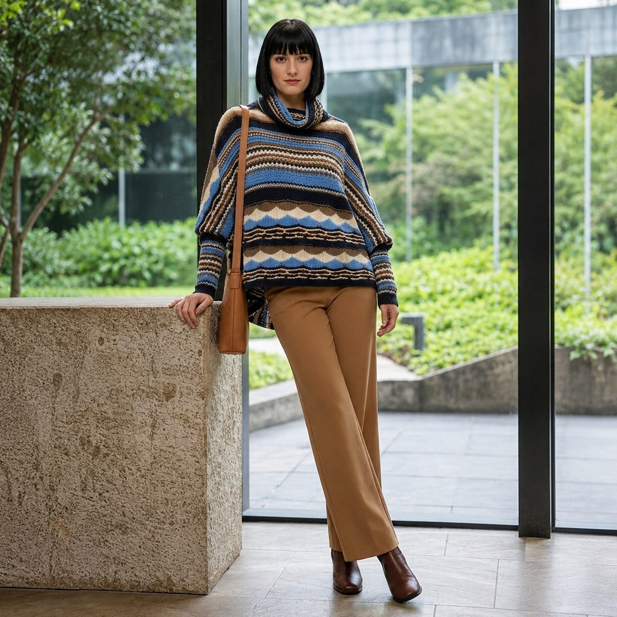 Blusa Tricô Manga Longa
